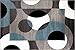 Rugshop Modern Circles Area Rug, 2' x 3', Blue