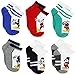 Disney Mickey Mouse Little Boys 6 pack Socks (4-6 Toddler (Shoe: 7-10, Mickey White Quarter)