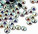 Zbella Crystal Hot Fix Rhinestones 10 Gross (1440 Stones/pkg) Hotfix Rhinestones (ss10, AB Crystal)
