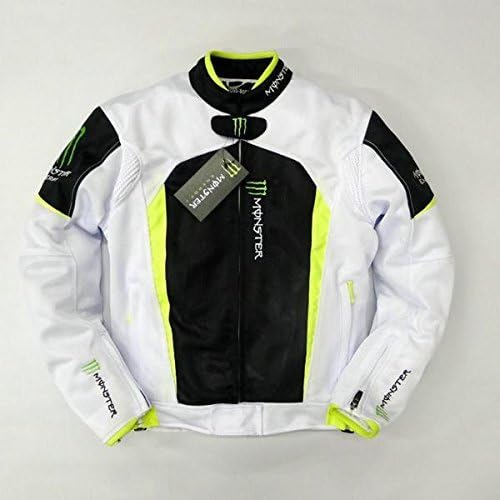 Amazon Co Jp モンスター バイクジャケット 秋冬 メンズ 春夏 モデル バイクジャケット プロテクター 3シーズン メンズ メッシュ バイク ランニング カジュアル オシャレ バイクジャケット 春 夏 秋 かっこいい キレイめ 細身 Xl シューズ バッグ