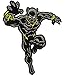 BLACK PANTHER Patch WAKANDA Superhero Comics Logo Character Theme Series New 2018 Marvel Movies Embroidered Sew / Iron on Badge DIY Appliques