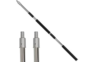 Greeily Extension Pole, 3 Feet to 10 Feet Paint Roller Extension Pole Multi-Purpose Splice Extension Pole Outdoor Spray Paint Roller Cleaning and Chandelier Replacement (3feet-10feet)