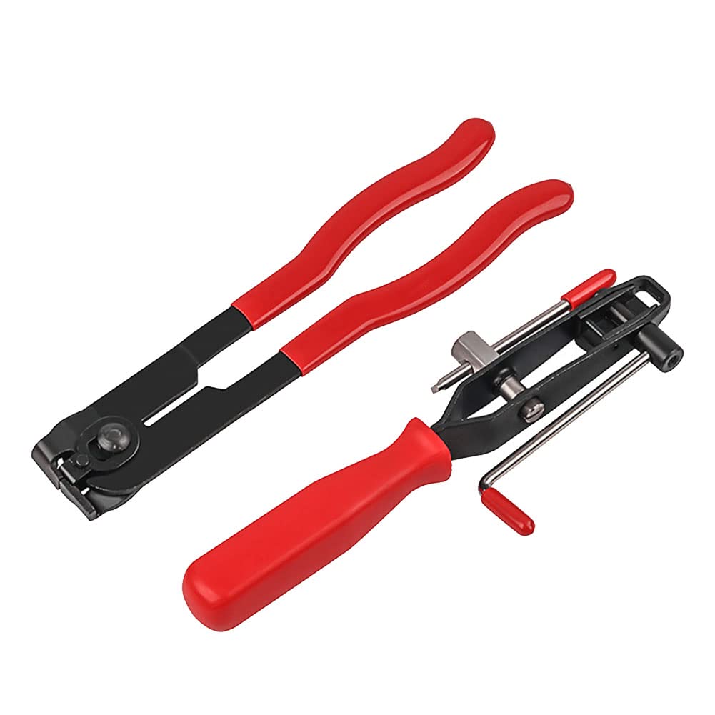 ROBMNE 2Pcs CV Joint Clamp Plier Tool for Vehicles ATV UTV Clamp Repair Tool Dust Casing Bundle Pliers Hose Clamp Plier