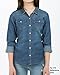 Levi's Girls' Denim Long Sleeve Western Shirt