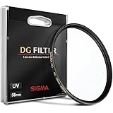 Sigma 58mm UV Filter DG Multicoated w/ MagicFiber Microfiber Lens Cleaning Cloth