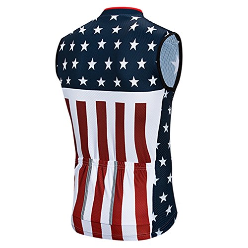 image for Weimostar Men Cycling Jersey Vests Sleeveless Bike Shirts MTB Bicycle 