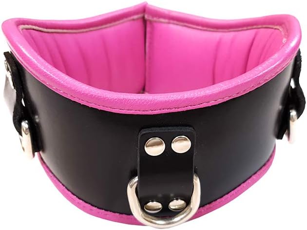 Rouge Garments Posture Collar ,One Size,Black/Pink
