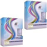 Molshine Compatible Label Tape Replacement for Brother TZE-FX251 Black on White (0.94'' 1/1