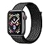 AdMaster Compatible for Apple Watch Band 42mm 44mm, Soft Nylon Sport Loop Replacement Wristband Compatible iWatch Apple Watch Series 4/3/2/1 Black White