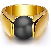 VanSabrina Stainless Steel Fashion Moonstone Rings For Womens Handmade Victorian Rings Gem Ring Party Wedding Gift For Women