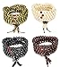 FIBO STEEL 4 Pcs 8MM Wood Beaded Bracelet for Men Women Necklace Buddhist Beads Elastic