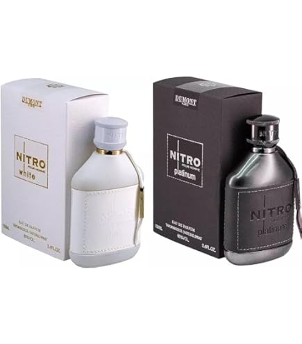Amazon.com : Dumont Nitro White and Nitro Intense Eau de Parfum