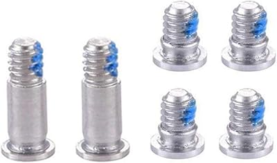 OLVINS Silver Bottom Case Screws Set for Apple MacBook Pro 13" A1706 Touch Bar