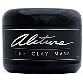 Alitura Clay Face Mask – Exfoliating, Hydrating & Anti-Aging Facial Mask with Vitamin C & Pearl Powder – Pore Cleansing Face Mask for Acne, Blackheads & Glowing Skin – 7.1 oz