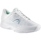 HEAD Women's Revolt Pro 4.5 Tennis Shoes (White/Aqua, US Footwear Size System, Adult, Women, Numeric, Medium, 6.5)