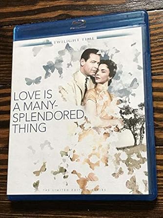 Love Is A Many Splendored Thing Blu Ray Amazon Co Uk William Holden Henry King Dvd Blu Ray