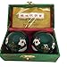 THY ARTS Baoding Balls Chinese Health Massage Exercise Stress Balls - Green Panda #2