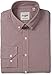 Ben Sherman Men's Skinny Fit Mini Check Button Down Collar Dress Shirt, Rust/Navy, 15.5