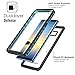 MoKo Case Compatible with Galaxy Note 8, Waterproof with Built-in Screen Protector Ultra Protective Shock-Absorbing Bumper Dustproof Submersible Full-Body Case Fits with Galaxy Note 8, Black + Blue
