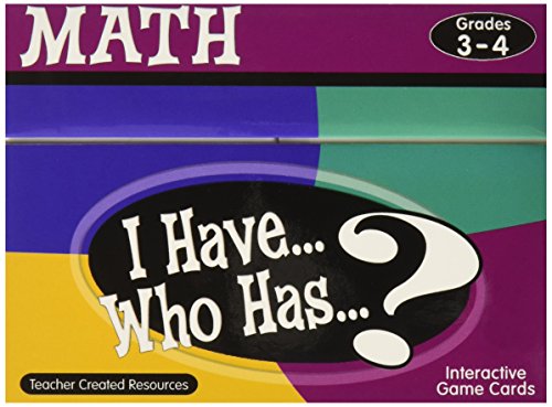 Teacher Created Resources I Have... Who Has...? Math Games Grade 3-4 (7819)