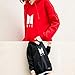 Ocesky BTS Hoodie Bangtan Spring Hooded Sweatshirt Hip Hop Patchwork Hoodies With Pocket (Black, L)
