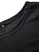 Joeoy Women's Black Colorblock 3/4 Sleeve Crew Neck Shift Dress-XL