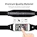 AOOK Running Belt Waist Pack, Zipper Design/Transparent Touch Screen Window/Headphone Jack Fit for iPhone Xs Max, XR, XS/X, 8/7/6s Plus, 8/7/6/SE, Samsung Galaxy S10/S9/S8 Plus/No (5.5inch Black)