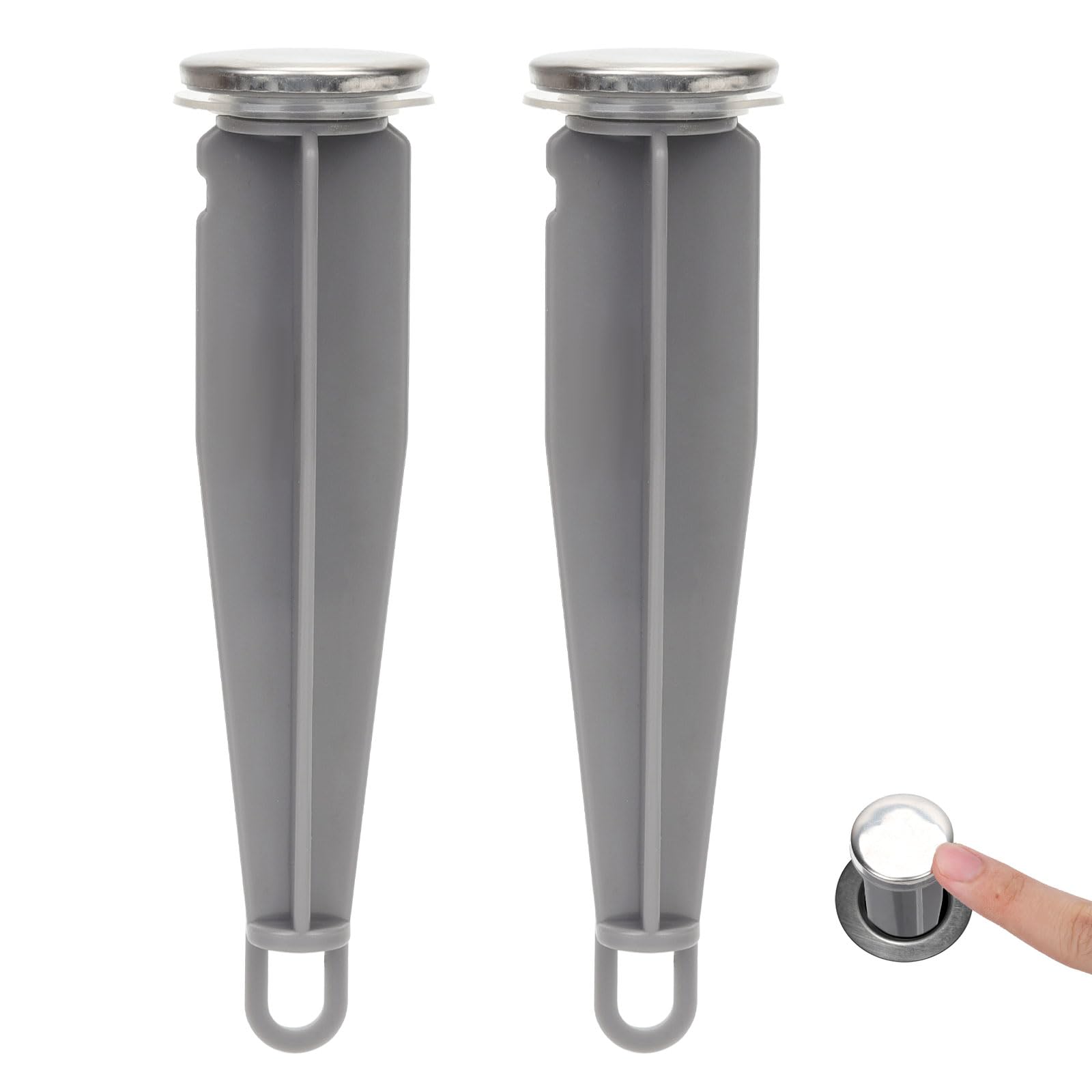 Photo 1 of 1pcs Bathroom Sink Pop Up Stoppers, Chrome Plug Bathroom Sink Drain Plunger Replacement 4-7/8 Height 1-1/4 Diameter with 1 Mounting Hole and Gasket Seal Compatible with 88994 Moen Drain Components