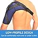 Shoulder Brace With Pressure Straps - Breathable Neoprene, Adjustable Support Sleeve, Compression Bands For Rotator Cuff, Frozen Shoulder Pain, Dislocated AC Joint, Labrum Tear by SimplioStore + eBook