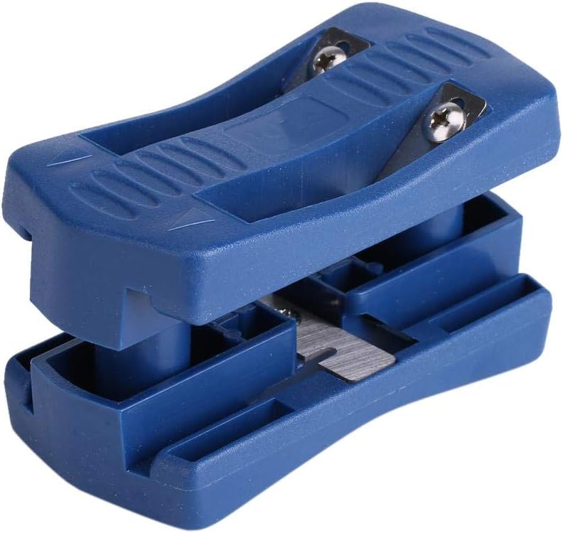 Gorgeri PVC Wood Edge Banding Machine 2 Edges Blue Manual Tail Trimming Woodworking Tool - Image 3