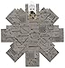 Now Designs Pan Protectors, Set of 3, Pots and Pans Grey Print