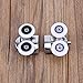 Zoternen Shower Door Roller, 2pcs 26mm Wheel Zinc Alloy Shower Door Rollers Runners Wheels