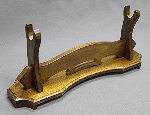 image for jiaoguo Wood Assembly Base Samurai Sword Katana Wakizashi Tanto Stand 