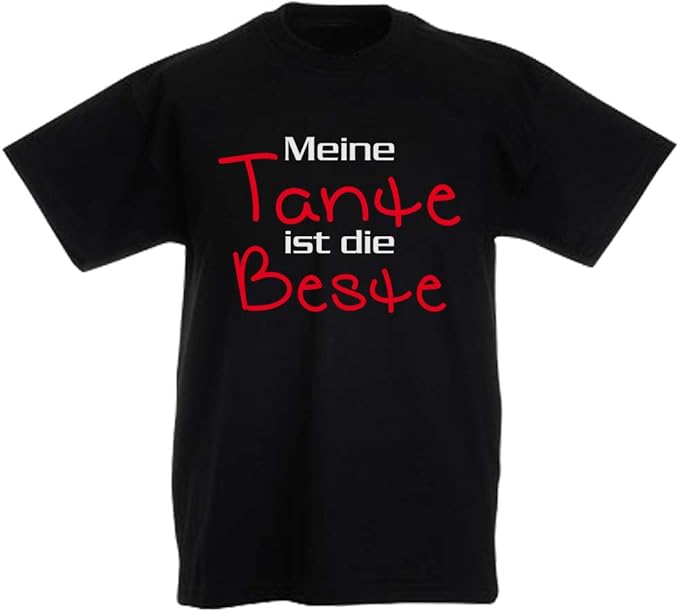 Ggraphics Kinder TShirt Meine Tante ist die Beste 265.0107 (140