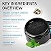 Teeth Whitening Powder Activated Charcoal Coconut -2.1oz(60g)-Teeth Whitening Kit-Bamboo Toothbrush and Teeth Floss Teeth Whitener - Tooth Powder-Oral Care Teeth Stain Remover Gift for Mother(MINT2)