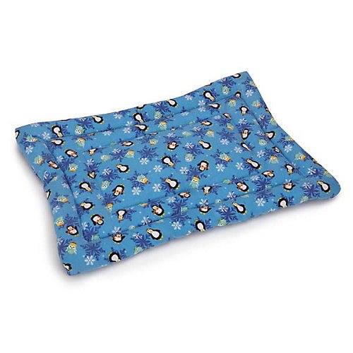 Slumber Pet North Pole Pals Canvas Bed Mat, 18-Inch, Blue