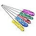 Topbeu Cat Toy Wand with Colorful Ribbon Pet Teaser Toy for Cats and Kitten