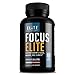 Brain Support Supplement - Natural Nootropics Brain Function Booster for Focus, Memory, Energy - Premium Vitamins with Ginkgo Biloba, Bacopa Monnieri & more - Vegan Nootropics for Brain Health 60 Caps