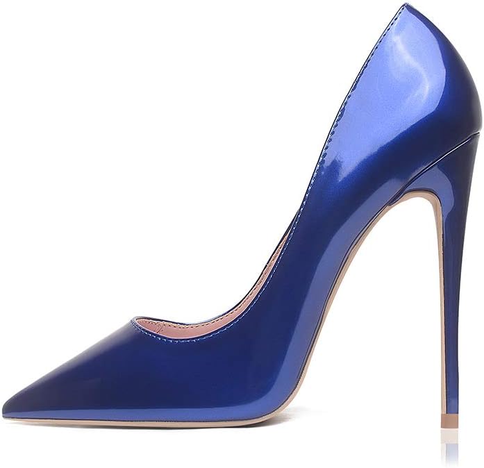 Women Fashion Pointed Toe High Heel Pumps Sexy Slip On Stiletto Party Shoes