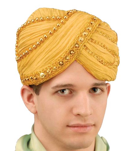 Forum Novelties Men's Maharaja Turban Costume Accessory