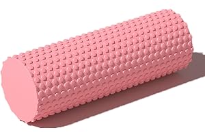 Aurorasports EVA Soft Dot Foam Roller for Muscle Therapy and Balance Exercises, 30 cm x 9.5 cm, 12 Inch Long Yoga Fitness Mas