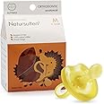 Natursutten Pacifiers 6-12 Months - 1-Pack Butterfly Shield Orthodontic Nipple Natural Rubber Safe & Soft BPA-Free Pacifiers for Breastfeeding Babies - Newborn Pacifiers Made in Italy