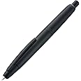 Jinhao 10 Capless Fountain Pen with Box, Matte Black Retractable Fine Nib with Converter Set (Clip Version)