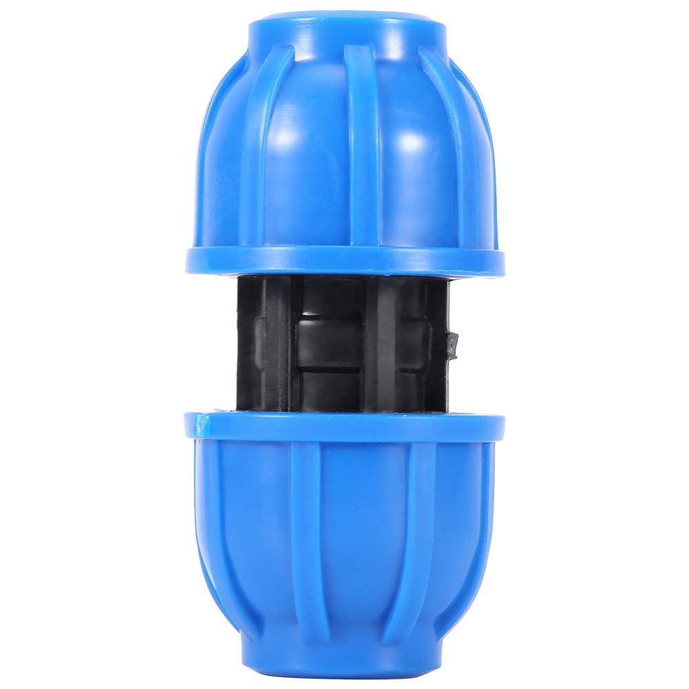 20mm Straight Water Pipe Connector – PE Plastic Push-Fit Fitting for PPR, PE, PVC Pipes, 5 Pack