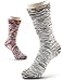 VERO MONTE 4 Pairs Womens Knitted Cotton Crew Socks - Warm Socks Casual Socks