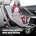 Shmidt’S Car Seat Protector - Luxury Car Seat Cover Summer/Winter for Baby & Child - Anti-Slip, Heavy Duty Car Seat Mat Protector for Infants W/Upholstery, Gray/Grey