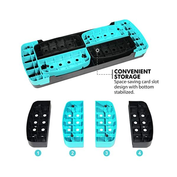 arteesol-Aerobic-Stepper-Fitness-Step-Exercise-Stepper-Adjustable-Step-Platform-for-Exercise-3-Height-Level-101520CM-max-250Kg-Anti-Slip-for-HomeGymOffice-Routines-Fitness-Traing arteesol Stepper, Aerobic Step Bench, Height-Adjustable Stepper with 3 Levels (10/15/20 cm) Fitness Workouts, Compact…