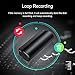 PinPle Voice Recorder, Revolutionary Digital Mini Audio Sound Recording Device with Password Protection, Strong Magnetic Adsorption, Zero Noise,365 Days Standy, One Button Recording or Saving (Black)