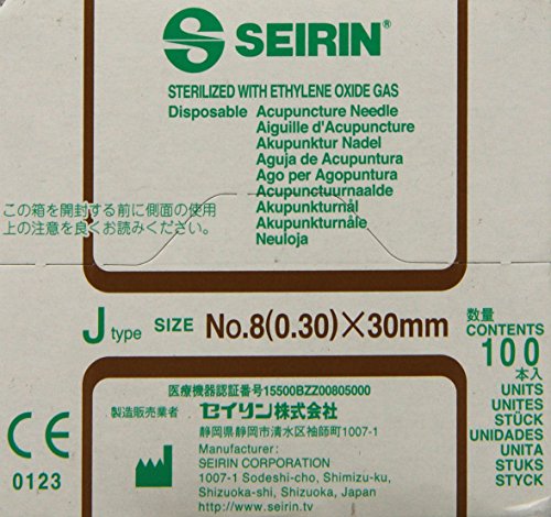 Seirin Accupuncture Needles 0.30mm x 30mm - Thumbnail 3