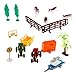 Kid's Colorful Mini Trailer Tow Construction Truck Racing Vehicle Auto World Value Pack With Durable Container Constriction Farm Set 48pcs